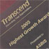 ASBIS Received Highest Growth Award from Transcend