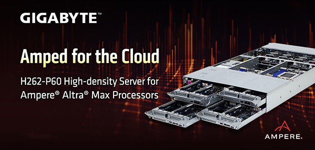 GIGABYTE Expands Servers for Ampere® Altra® Max Processor