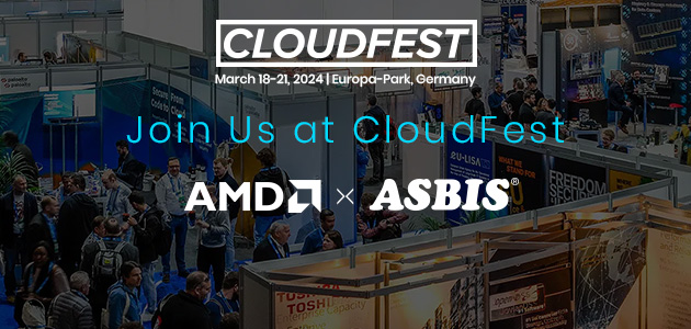 Join ASBIS and AMD at CloudFest 2024 to shape the digital future together