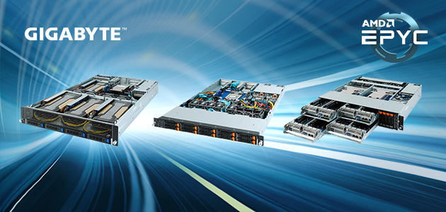 GIGABYTE Releases 6 New Unique Single Socket AMD EPYC™ 7002 Server Systems