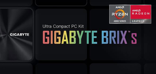 GIGABYTE Unveils AMD Ryzen™ 4000U Series BRIX Mini-PC