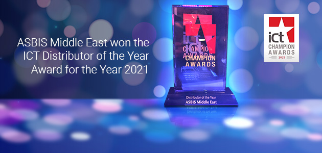 ASBIS Middle East won the ICT Distributor of the Year Award for the Year 2021