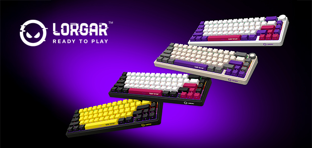 LORGAR takes gaming to the next level with new series of wireless gaming keyboards
