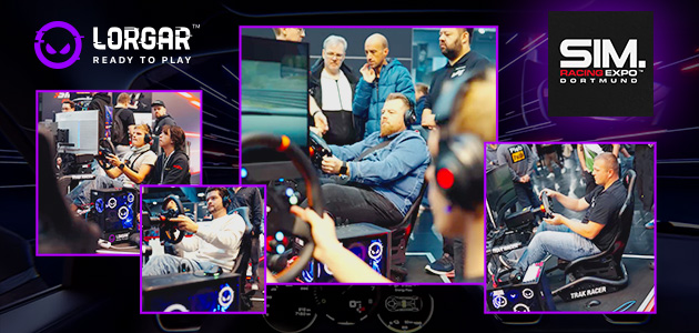 LORGAR displayed exciting simracing innovations at SimRacing Expo 2025