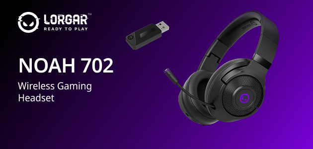 LORGAR unveils the NOAH 702 wireless gaming headset