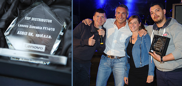 Lenovo awards ASBIS Slovakia “Top Distributor FY14/15”